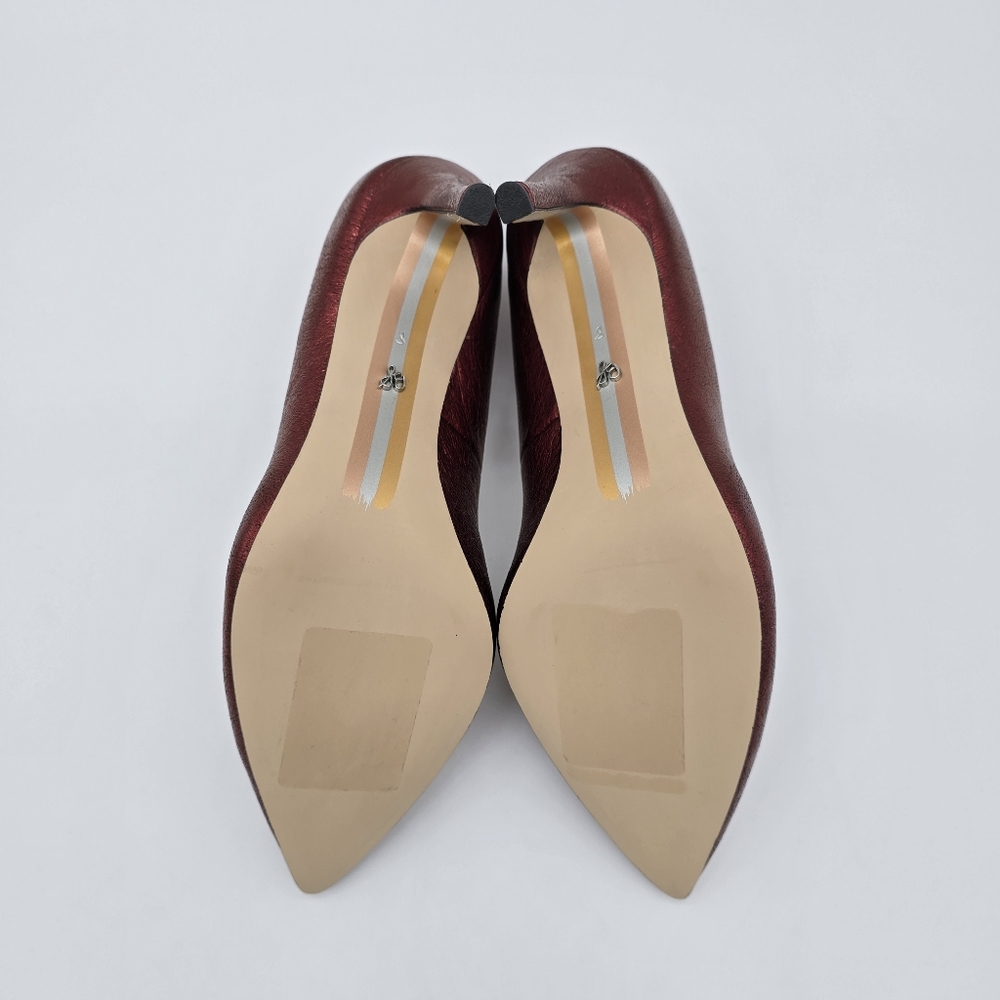 Sam Edelman "Hazel" Metallic Rust Heels - Picture 7 of 8